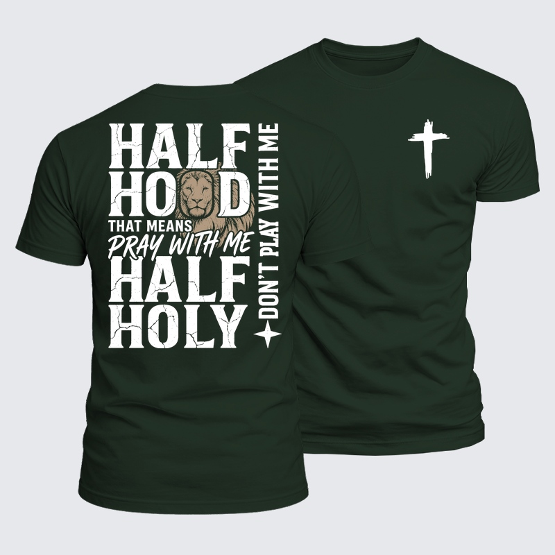 Luxe Mercerized Cotton Tee - Half Hood Half Holy