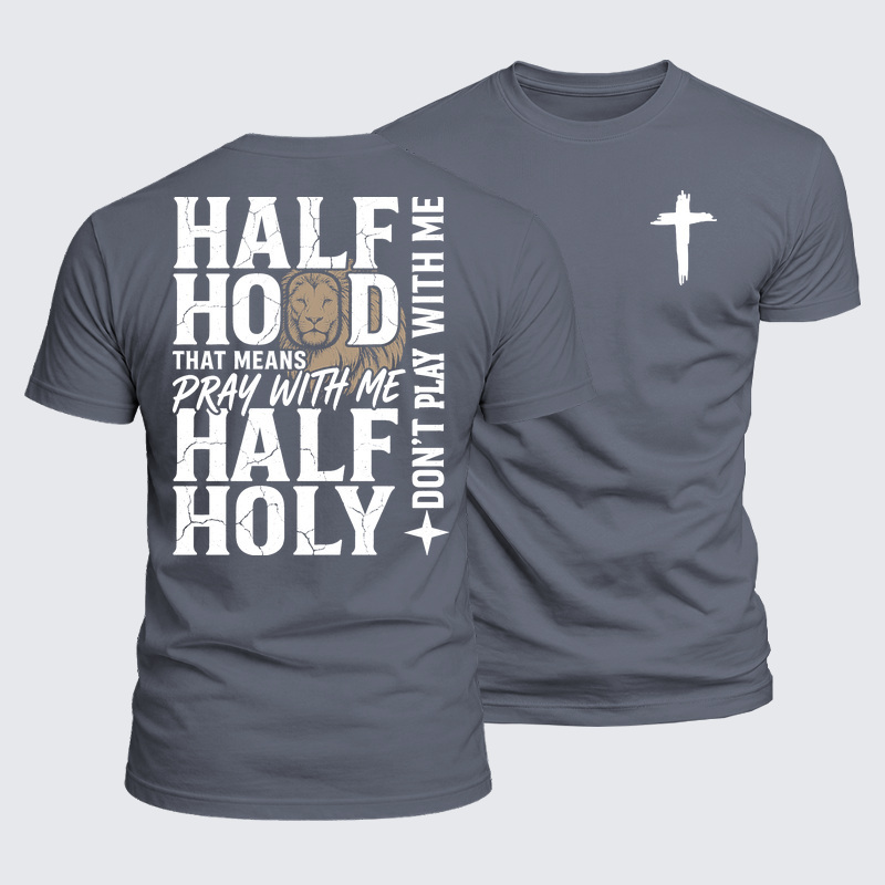 Luxe Mercerized Cotton Tee - Half Hood Half Holy