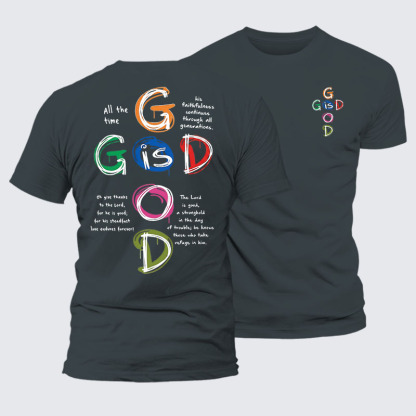 God Is Good Jesus God Christian – Premium Cotton Blend Tee