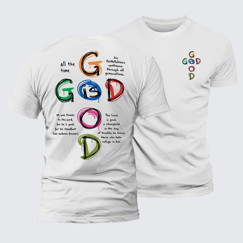 God Is Good Jesus God Christian – Premium Cotton Blend Tee