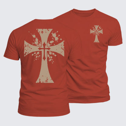 Luxe Mercerized Cotton Tee - Cross