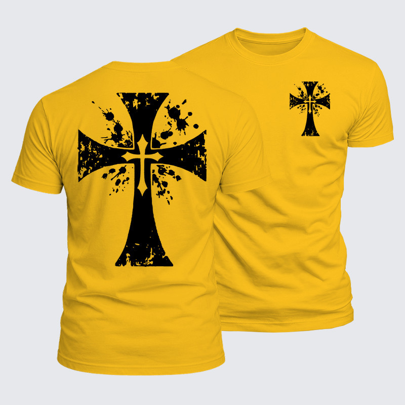 Luxe Mercerized Cotton Tee - Cross