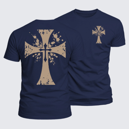 Luxe Mercerized Cotton Tee - Cross