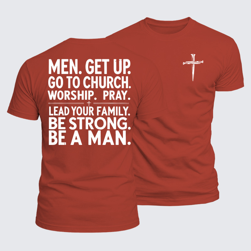 Luxe Mercerized Cotton Tee - Men Get Up 