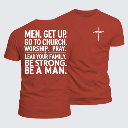 Luxe Mercerized Cotton Tee - Men Get Up 