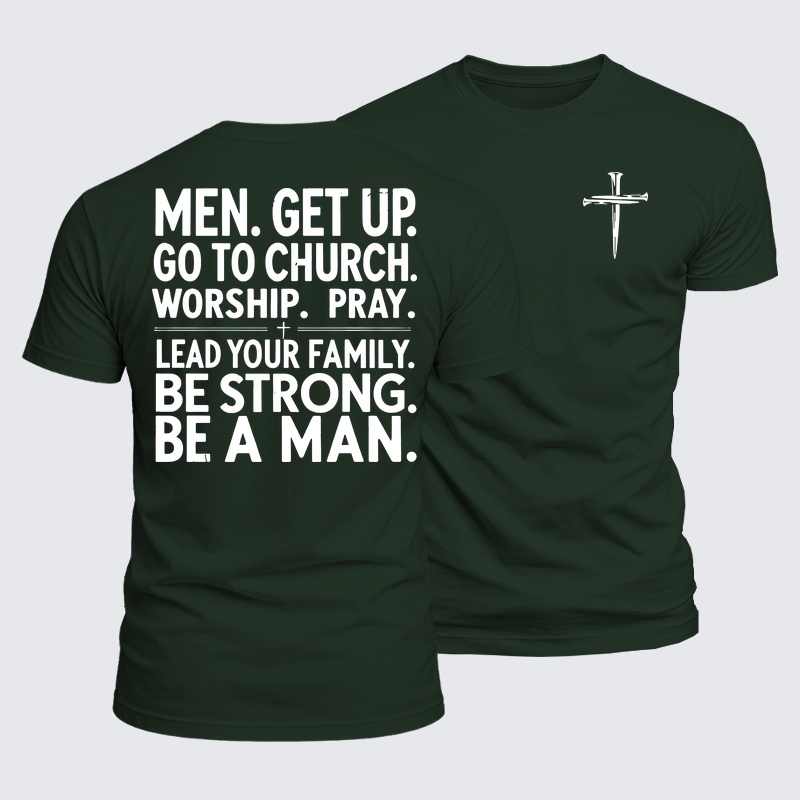 Luxe Mercerized Cotton Tee - Men Get Up 