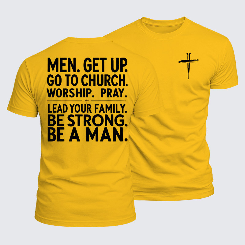 Luxe Mercerized Cotton Tee - Men Get Up 