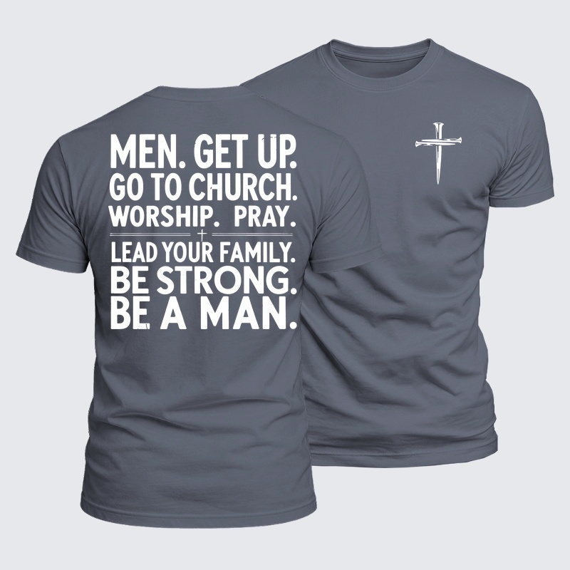 Luxe Mercerized Cotton Tee - Men Get Up 