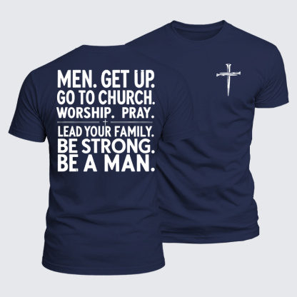 Luxe Mercerized Cotton Tee - Men Get Up 