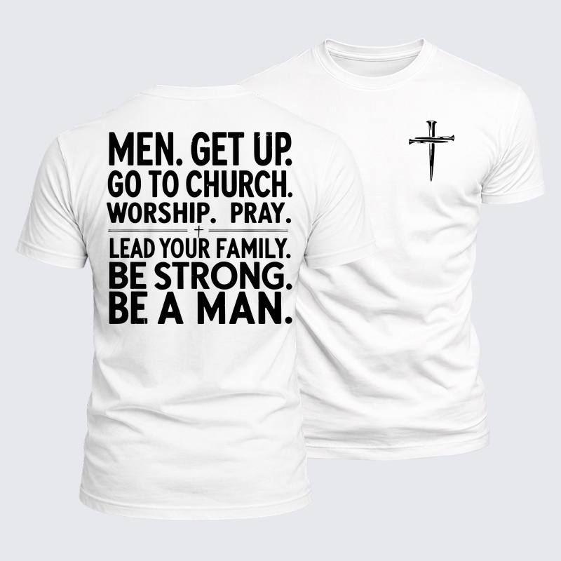 Luxe Mercerized Cotton Tee - Men Get Up 