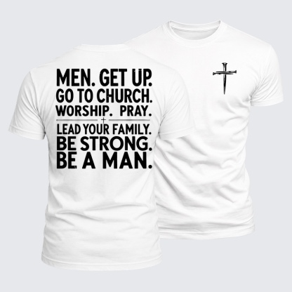 Luxe Mercerized Cotton Tee - Men Get Up 