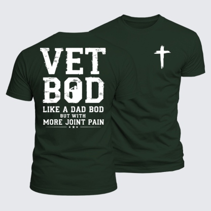 Luxe Mercerized Cotton Tee - Vet Bod Like A Dad Bod