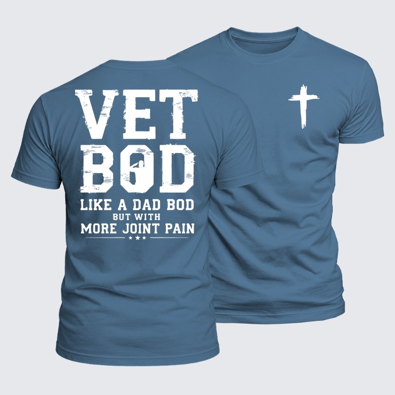 Luxe Mercerized Cotton Tee - Vet Bod Like A Dad Bod