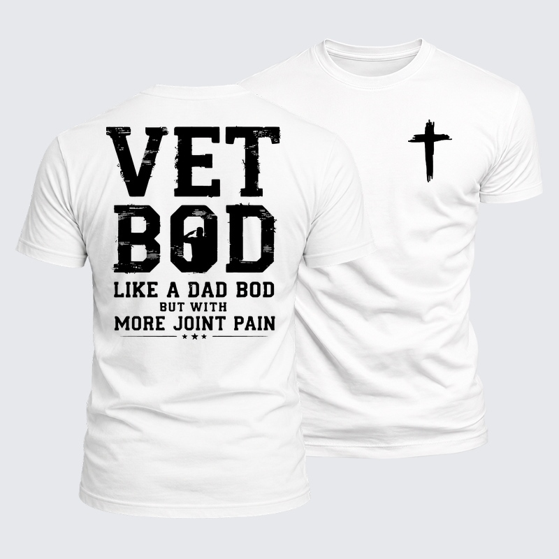 Luxe Mercerized Cotton Tee - Vet Bod Like A Dad Bod