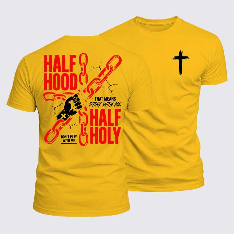 Luxe Mercerized Cotton Tee - Half Hood Half Holy