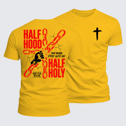 Luxe Mercerized Cotton Tee - Half Hood Half Holy
