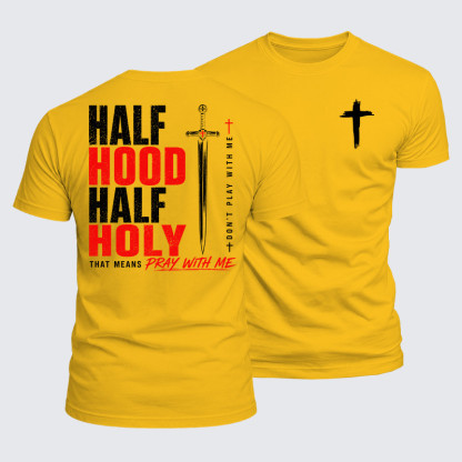 Luxe Mercerized Cotton Tee - Half Hood Half Holy