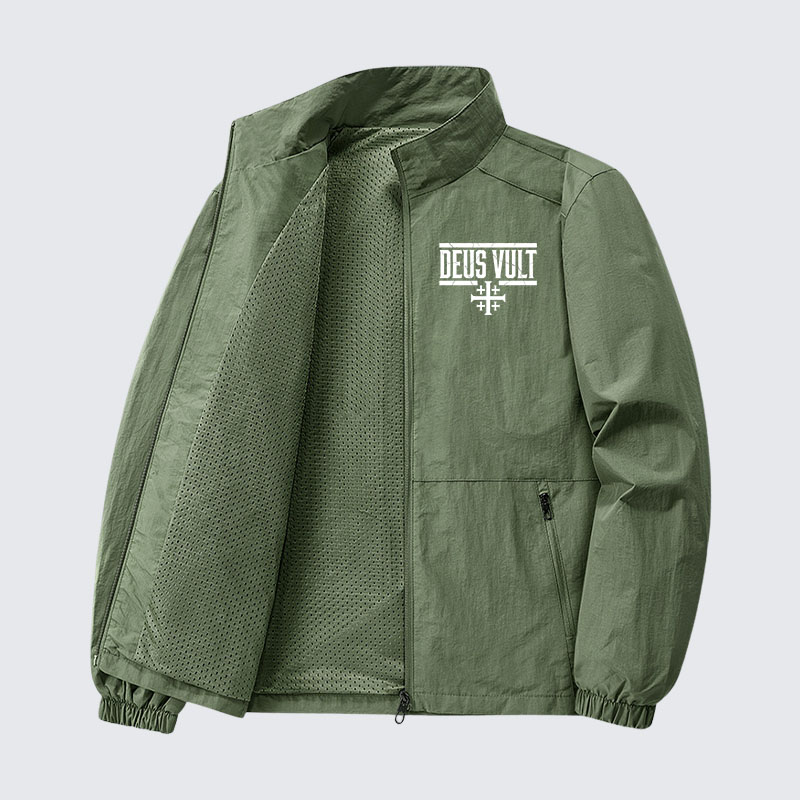 Deus Vult  Quick-Dry Lightweight Jacket