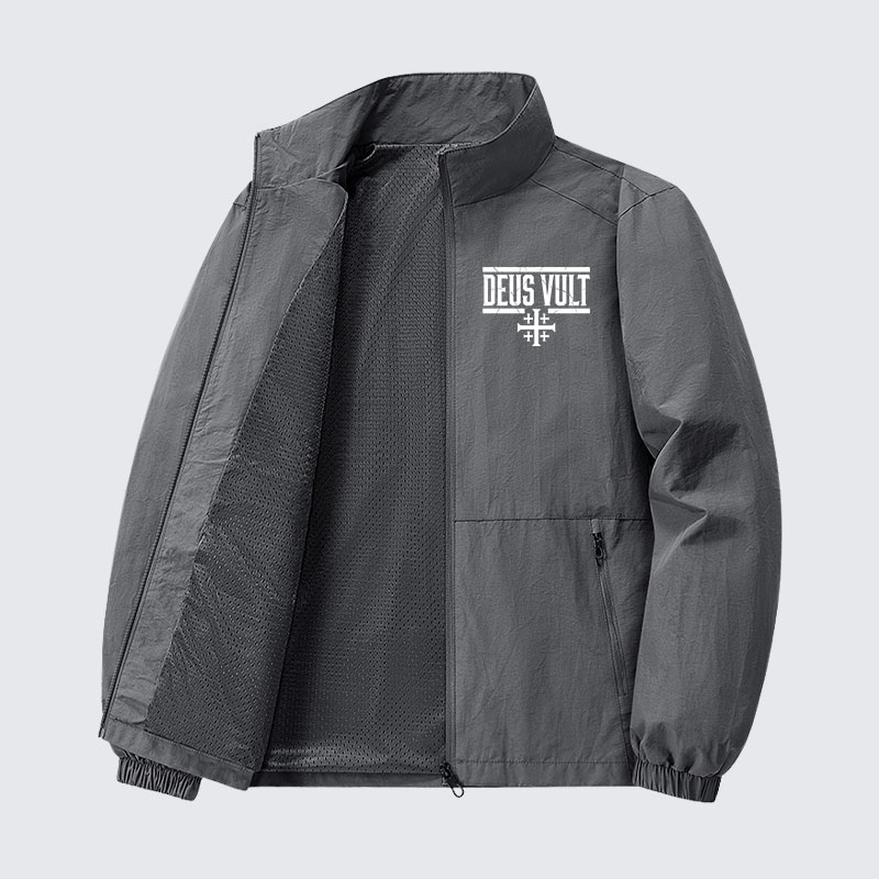 Deus Vult  Quick-Dry Lightweight Jacket