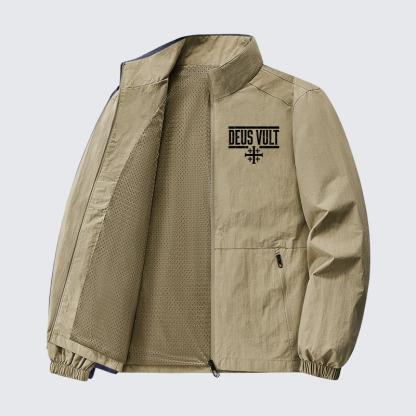 Deus Vult  Quick-Dry Lightweight Jacket