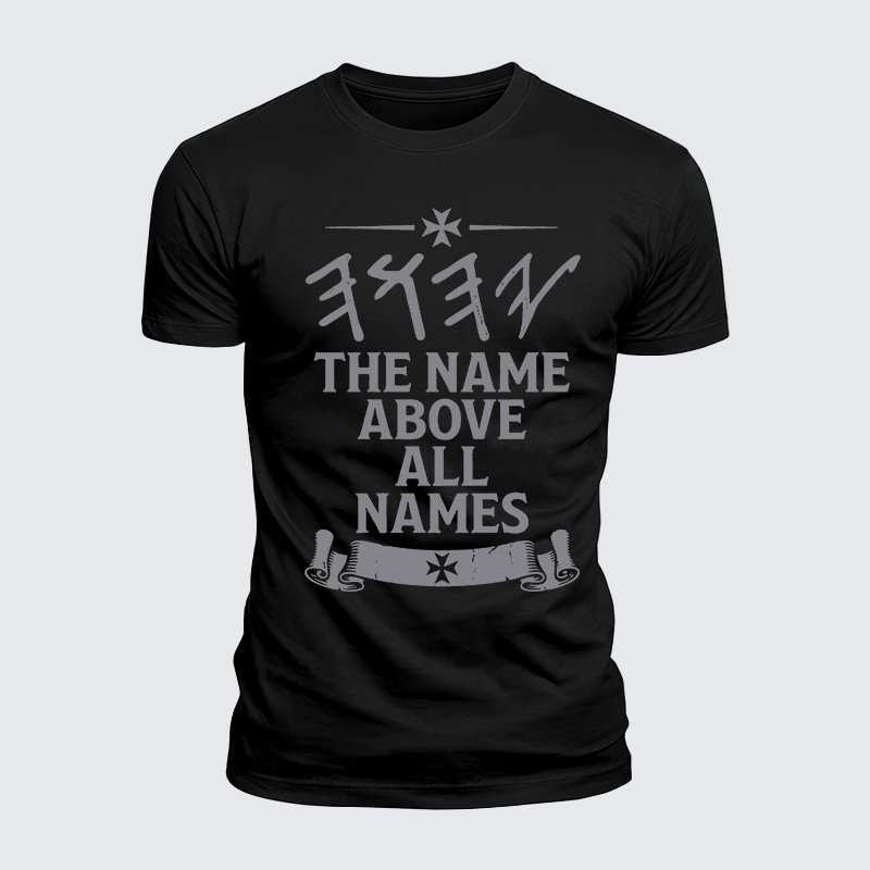 Man Of God Husband Dad Jesus God Christian Cotton T-Shirt