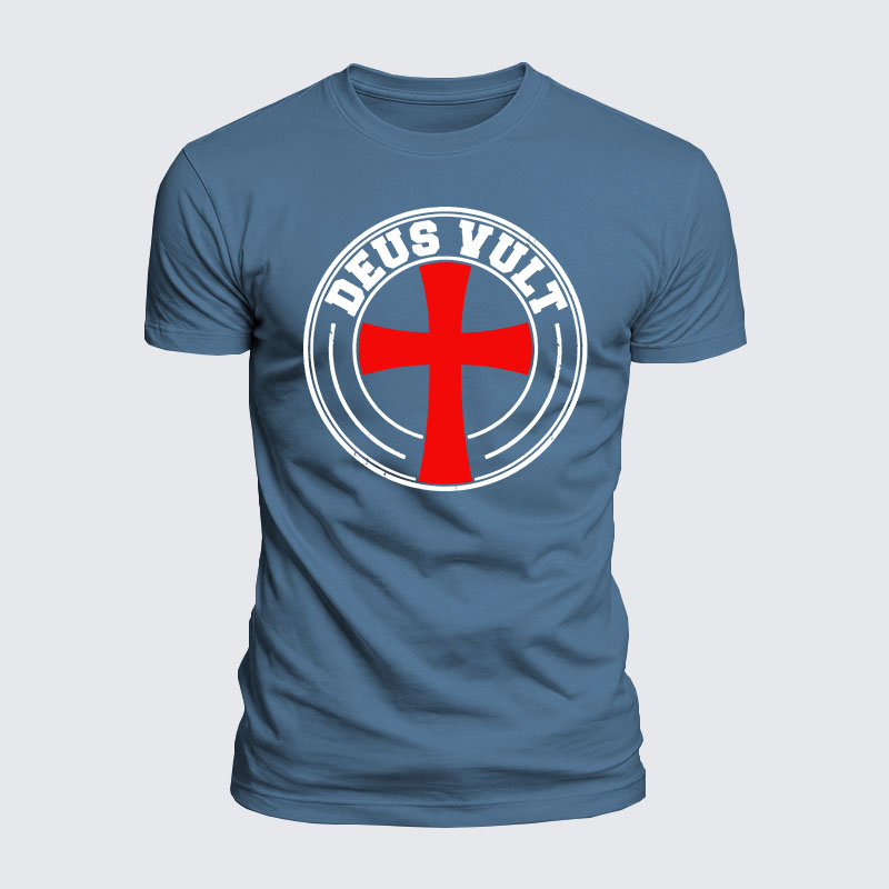 Luxe Mercerized Cotton Tee - Deus Vult
