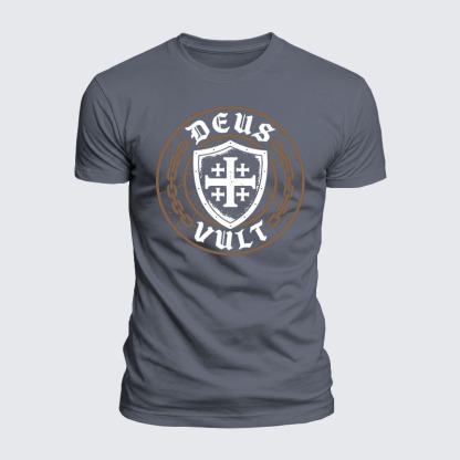 Luxe Mercerized Cotton Tee - Deus Vult 
