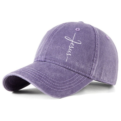 Heritage Washed Cap - Jesus Cross