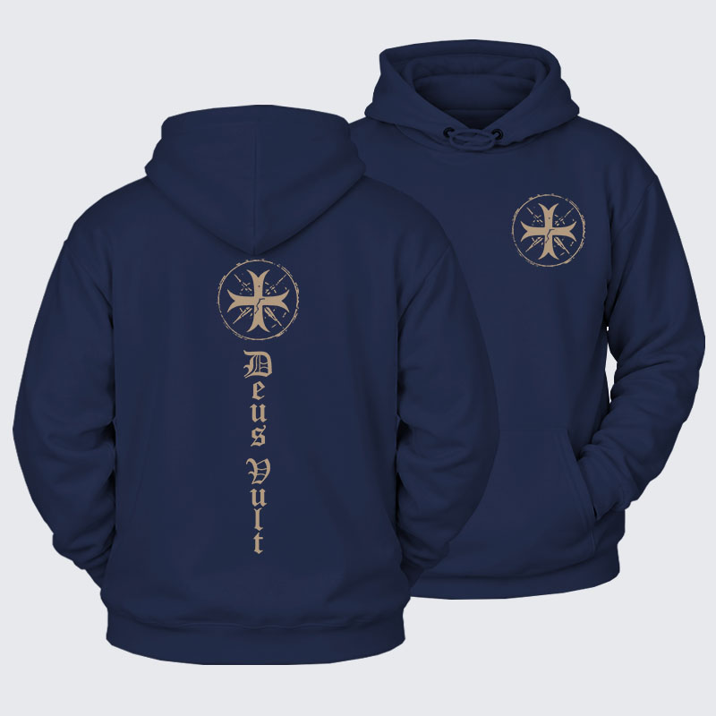 Plush Fleece-Lined Hoodie - Deus Vult