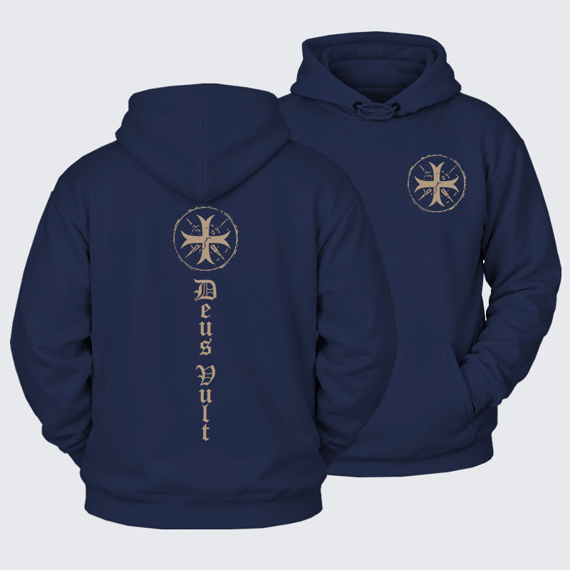 Plush Fleece-Lined Hoodie - Deus Vult