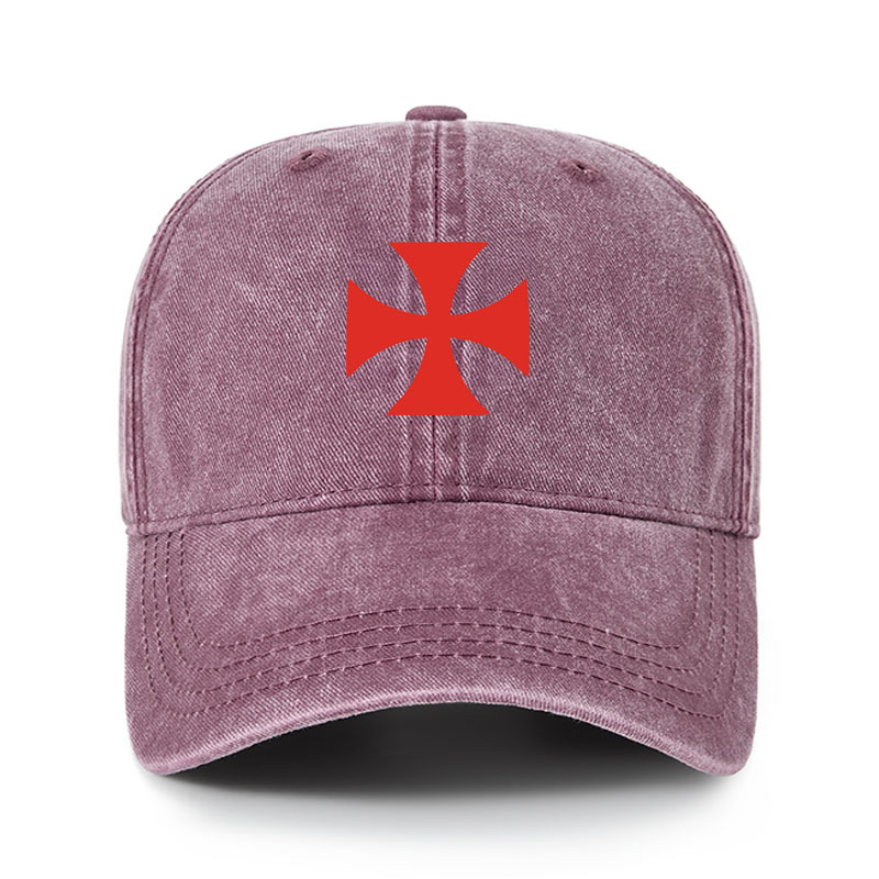 Heritage Washed Cap - Knights Templar Cross