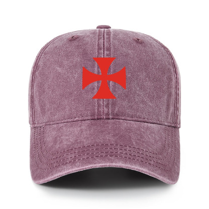 Heritage Washed Cap - Knights Templar Cross