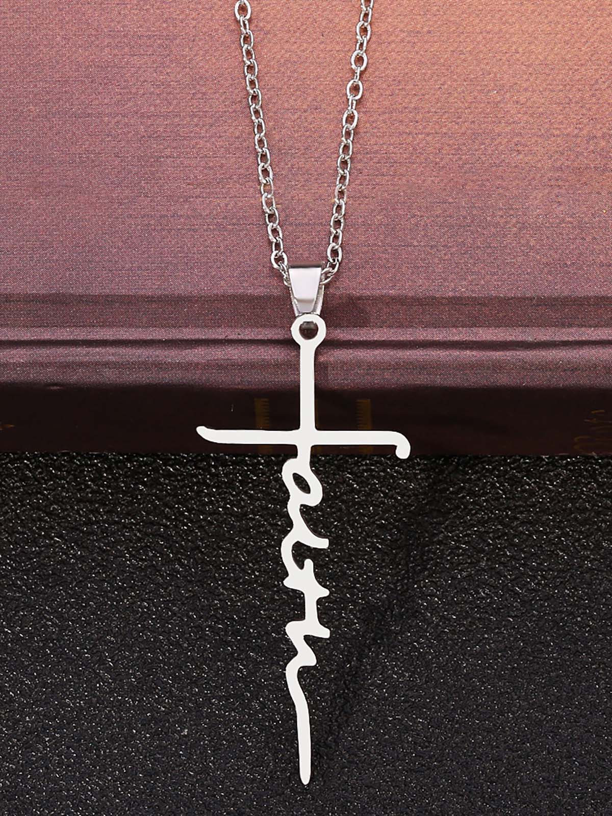 Faith Cross Pendant Necklace