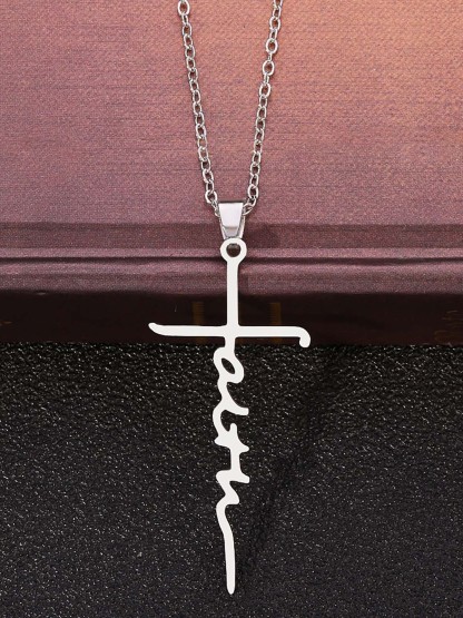 Faith Cross Pendant Necklace
