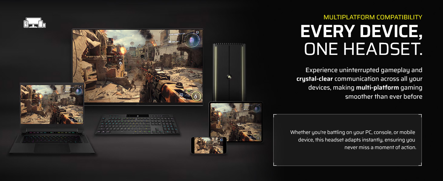 multiplatform headset; PC headset; Console headset; mobile headset; Bluetooth