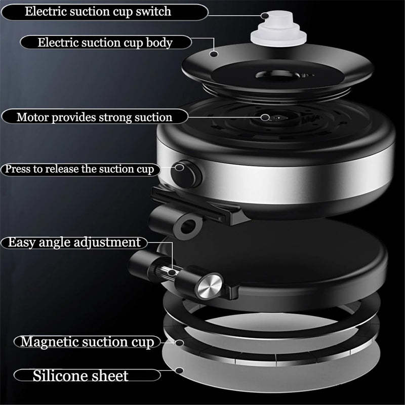 iToolMax Electric Vacuum Magnetic Car Phone Holder