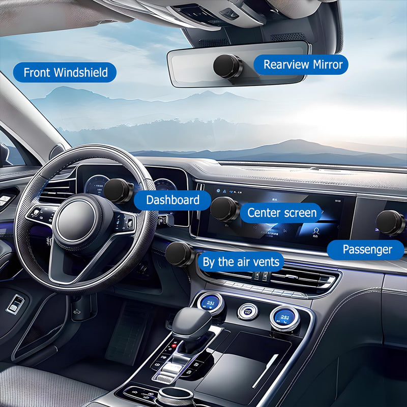 iToolMax Electric Vacuum Magnetic Car Phone Holder