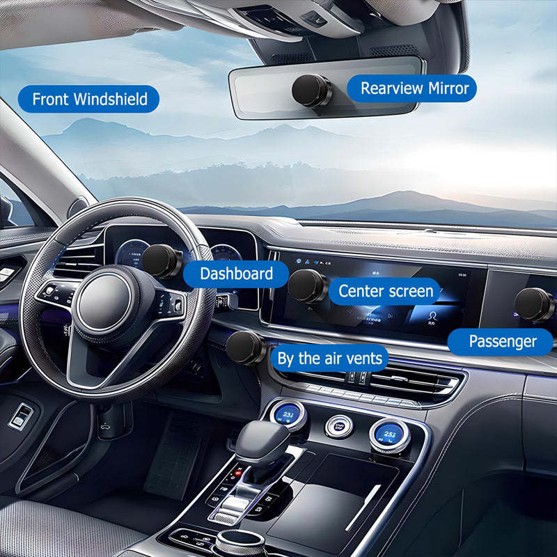 iToolMax Electric Vacuum Magnetic Car Phone Holder