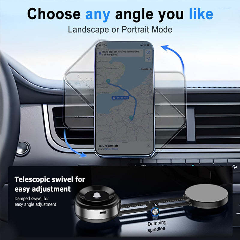 iToolMax Electric Vacuum Magnetic Car Phone Holder
