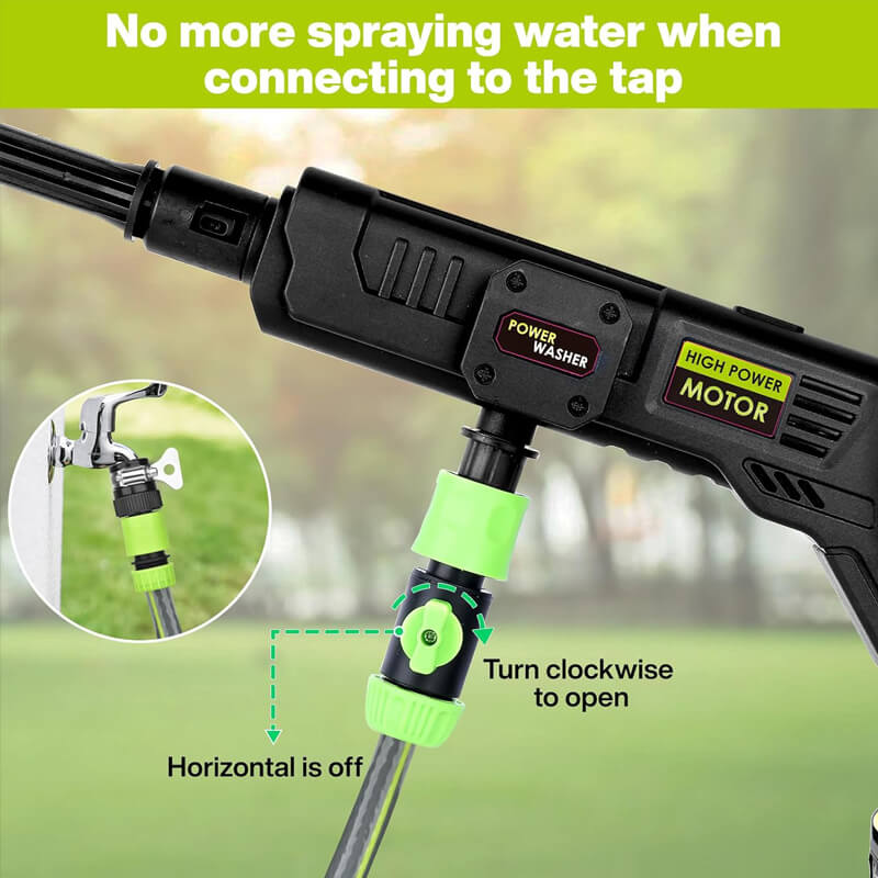 iToolMax 1200PSI Cordless Pressure Washer Pro with 2 Batteries