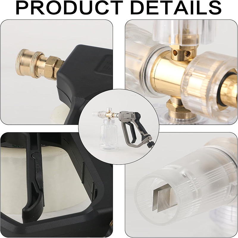 iToolMax 2 in 1 Connector Foam Cannon Pressure Washer Gun
