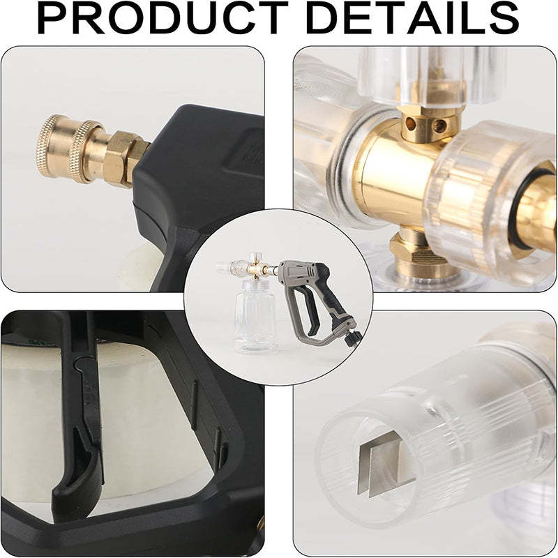 iToolMax 2 in 1 Connector Foam Cannon Pressure Washer Gun