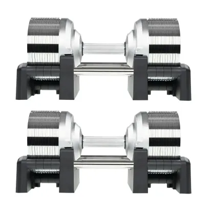 Adjustable Dumbbells From 8.5 to 92 lbs