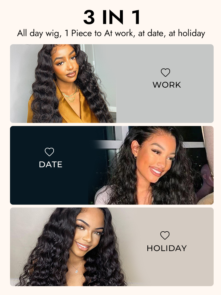 Freya Bleached Knots Glueless Loose Deep Wave Wig 13x4 13x6 Lace Front Human Hair Wigs With Drawstring Pre Plucked