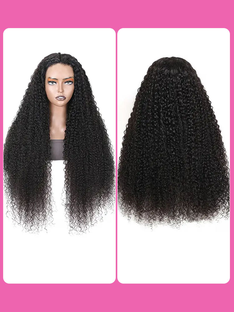 Camila Bleached Knots Glueless Curly Wig 13x6 Lace Front Human Hair Wigs With Drawstring Pre Plucked