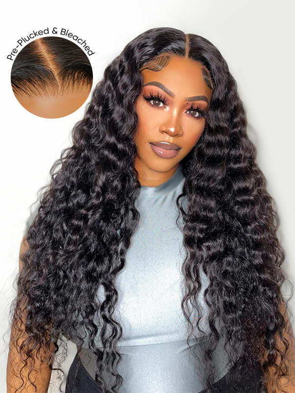 Freya Bleached Knots Glueless Loose Deep Wave Wig 13x4 13x6 Lace Front Human Hair Wigs Pre Plucked