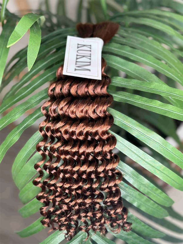 Deep Wave Bulk Human Hair Bundles
