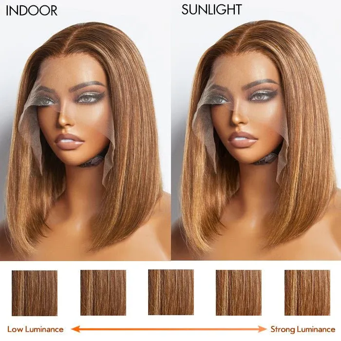Tahlia 13x6 P4/27 Straight Bob Wigs 200% Density Pre-Plucked Glueless Lace Front Wigs Human Hair 5x5 13x4 Short Bob Wigs-wigflash