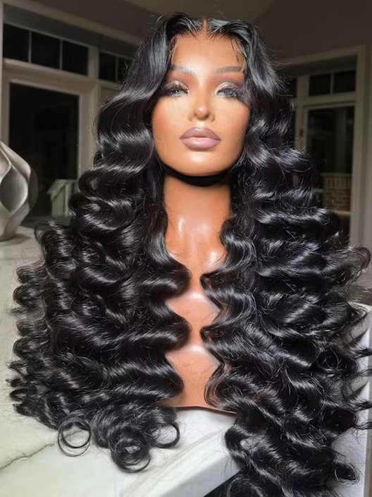 Maya Loose Deep Wave 13x6 Lace front Wig Human Hair Glueless Wigs