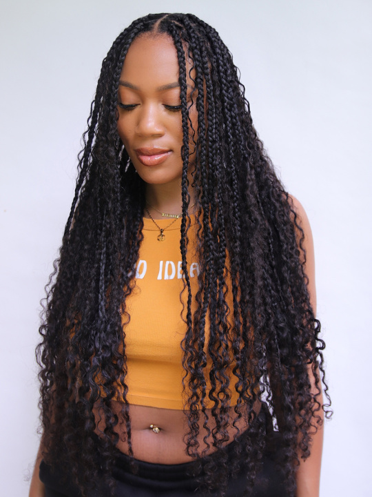 Zara Boho Burmese Curl Bulk Human Hair Braiding Extensions